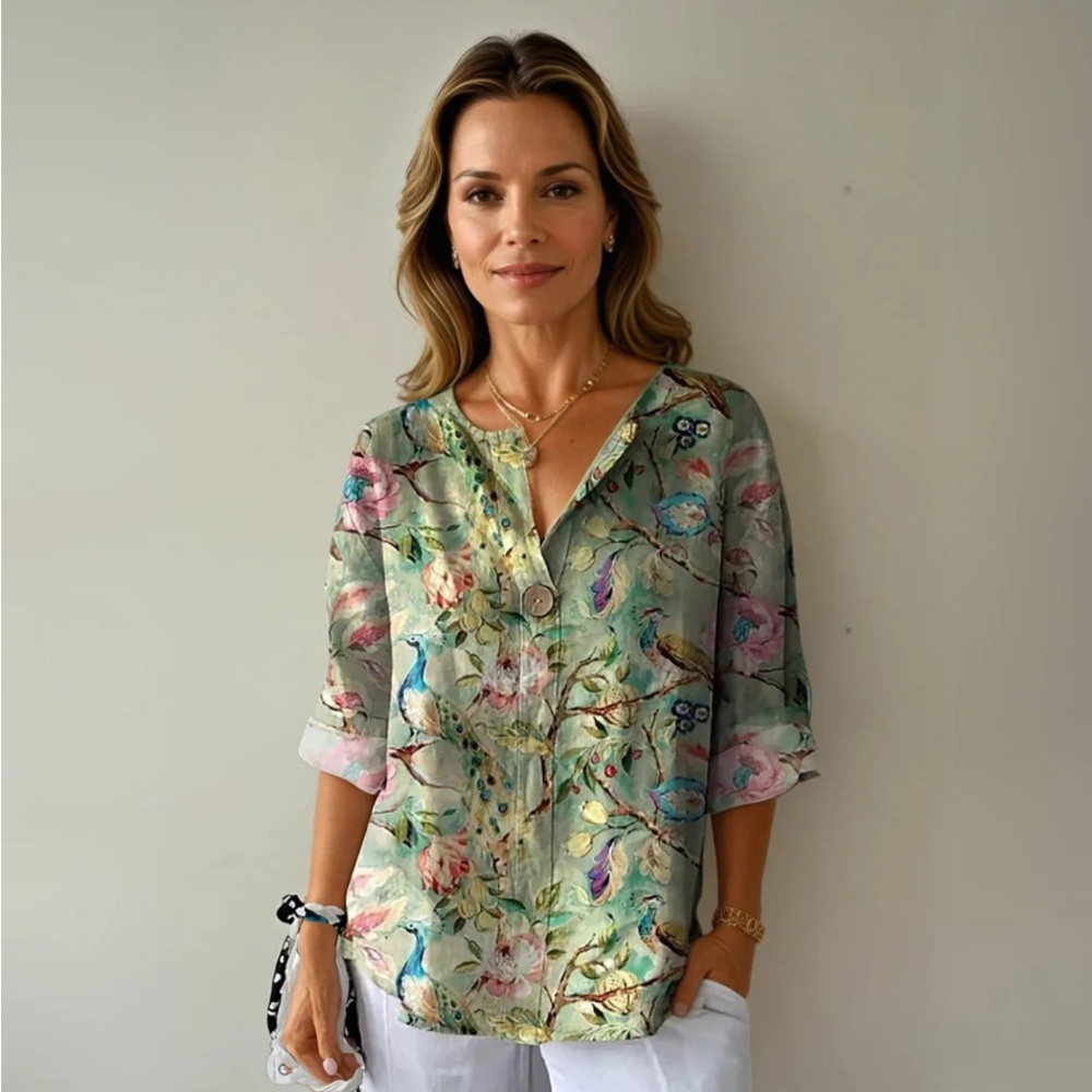 ✨BNWT - Fresh North Arlene Chic Floral Print Blouse - size 3XL✨